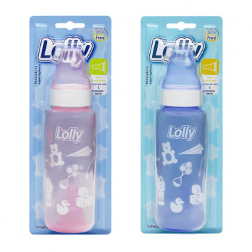 Mamadeira Color 240ml Bico Universal - Lolly
