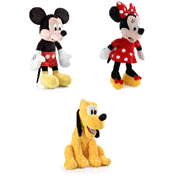 Brinquedo de Pelúcia com Som Turma do Mickey 33cm - Multkids