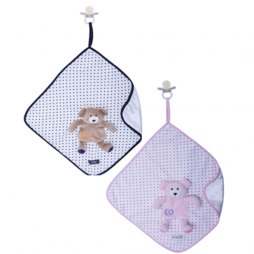 Blanket Cetim Poa Urso - Zip Toys