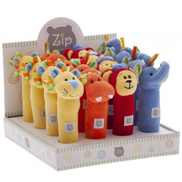 Boneco Urso Nino Pelúcia 46cm - Zip Toys-Azul