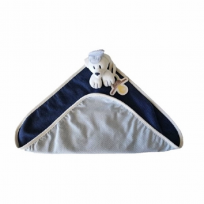 Blanket Cetim Urso de Boné - Zip Toys