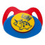 Chupeta Tricolor Bico Orto 6 + meses - Lolly