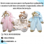 Porta Pijama Urso Nino - Zip Toys